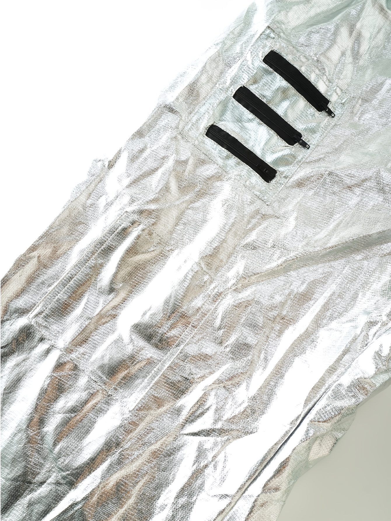 Men's Silvery Astronaut Spacesuit Costume, Cosplay